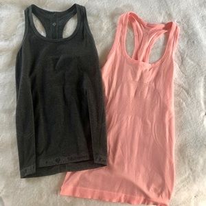 Lulu lemon cross back tank tops
